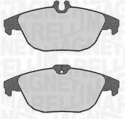 MAGNETI MARELLI 363916060314 -  Комплект тормозных колодок, дисковый тормоз